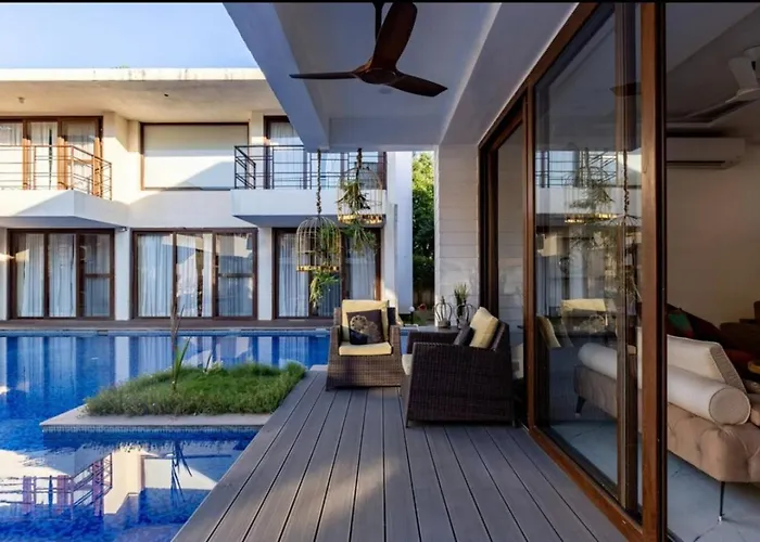 Aquasol Luxe Villa Olympic Pool Assagao North Goa Vagator